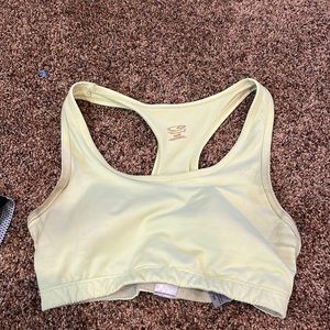 Yellow Champion Sports Bra